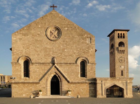 كنيسة ايفانجليسموس-Church_of_the_Evangelismos_(Rhodes)